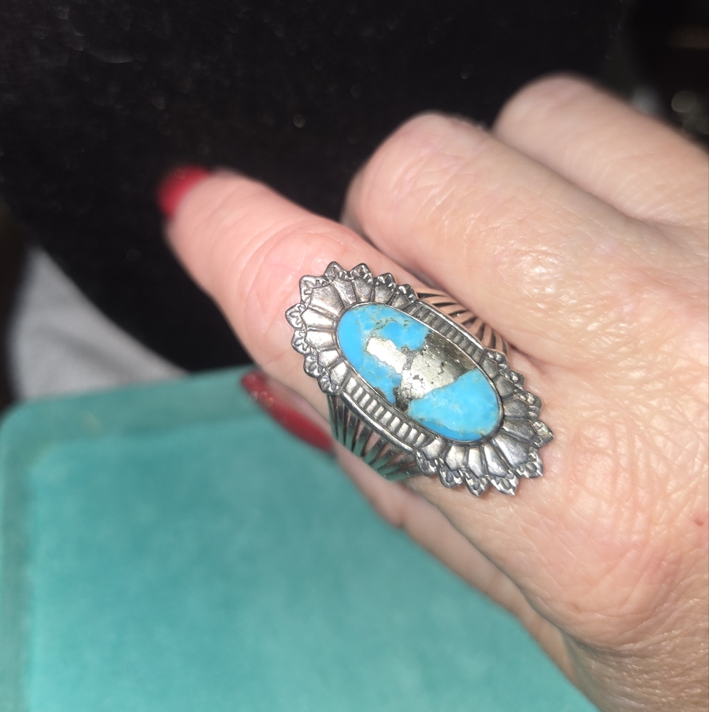 Sterling Silver and Turquoise Ring